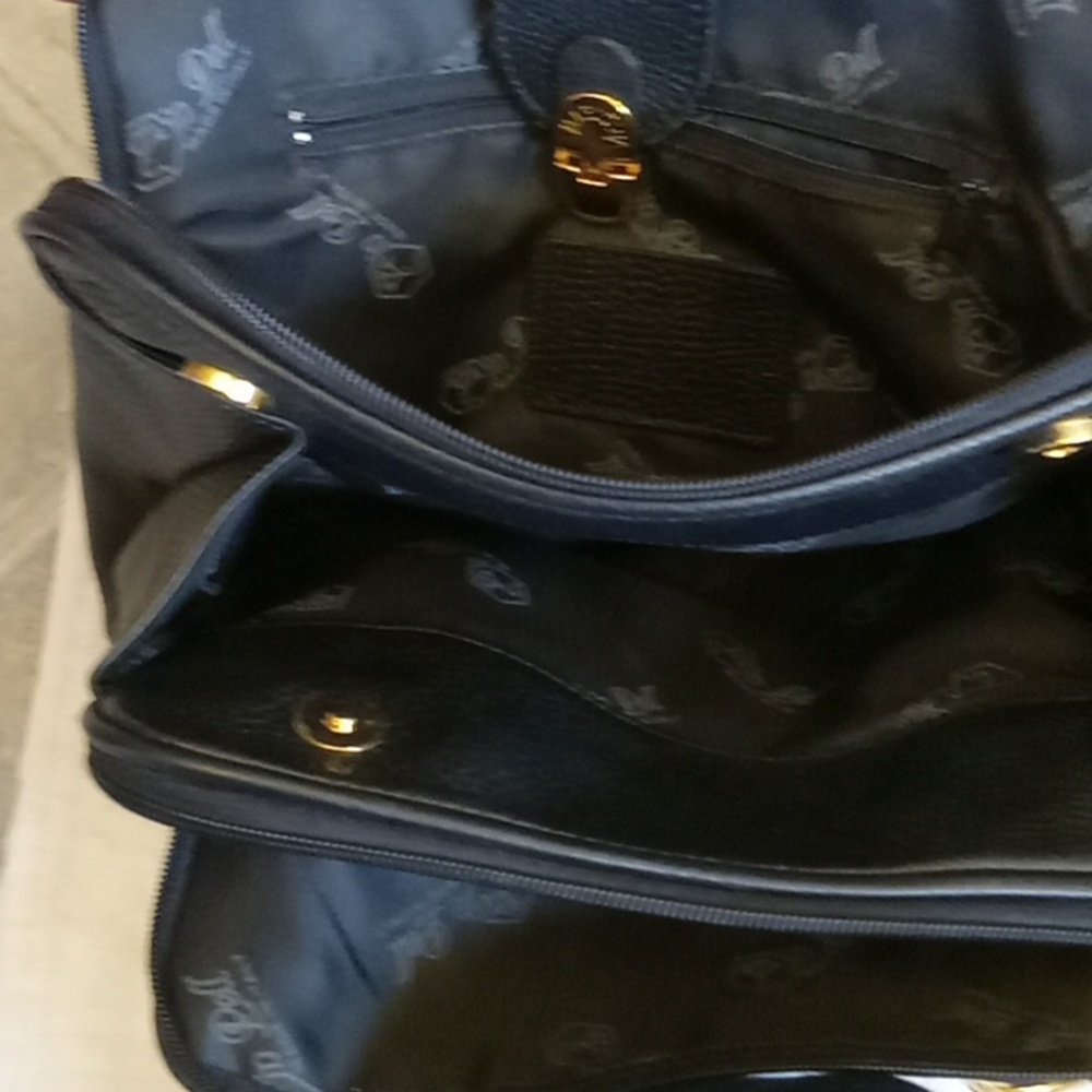 Valentina leather black purse - Picture 8 of 9